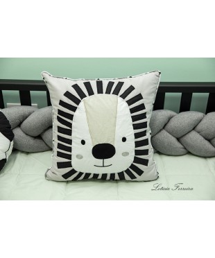 ALMOFADA LEAO MODERNO (KIT SAMUEL)